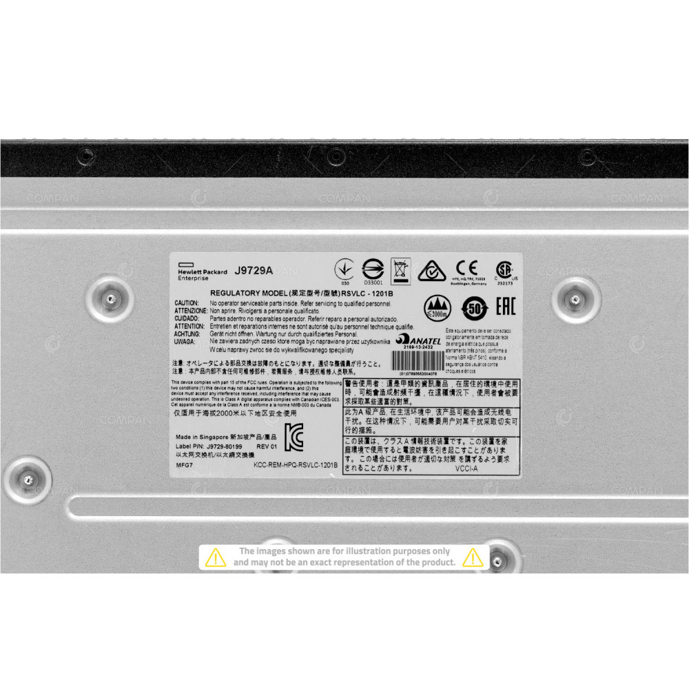 Aruba J9729A 48x RJ-45 1G 4x SFP 1G Power over Ethernet Switch